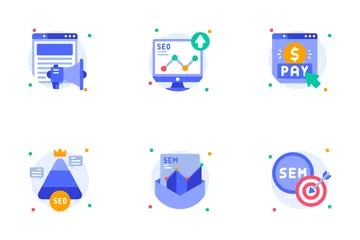 SEO et SEM Pack d'Icônes