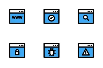 Seo Filled Line Icon Pack