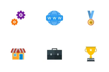 Seo Flat Icon Pack