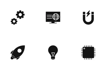 Seo Glyph Icon Pack