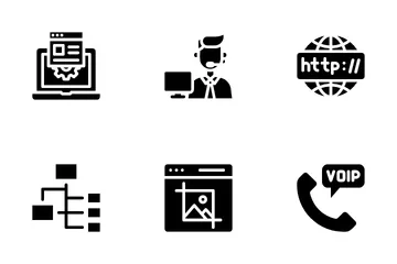 SEO Glyph Icon Pack