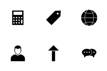 Seo Glyph Icon Pack
