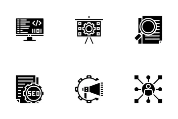 SEO 마케팅 아이콘 팩