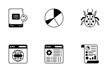 마케팅과 SEO 아이콘 팩