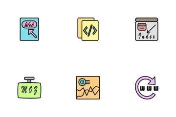 SEO Line Filled  Icon Pack