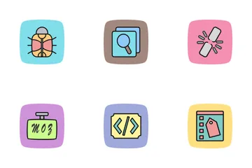SEO Line Filled Icon Pack