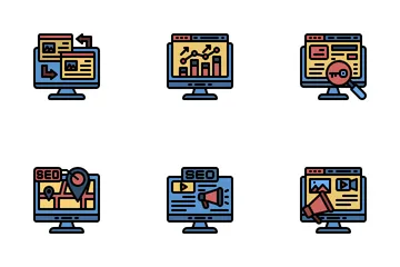 SEO Marketing Icon Pack