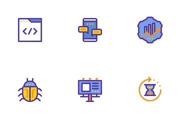 SEO Marketing Filled Ouline Icon Pack