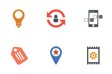 Seo Marketing Flat Icon Pack