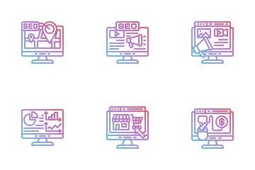 SEO Marketing Icon Pack