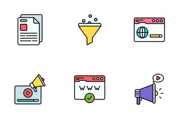 Seo Marketing Icon Pack