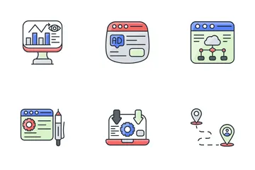 Seo Marketing Icon Pack