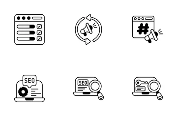 Seo Marketing Icon Pack