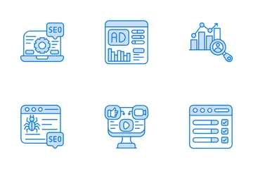 Seo Marketing Icon Pack