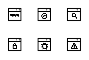 Seo Outline Icon Pack