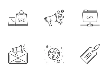 SEO Outline Icon Pack