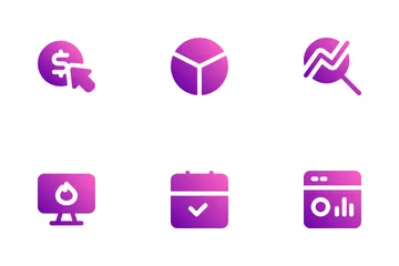 SEO und Marketing Symbolpack