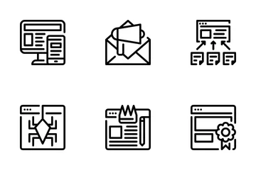SEO und Web Symbolpack