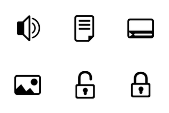SEO & Web Glyph Set Icon Pack