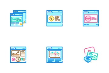 Seo Web Tech Business Digital Icon Pack