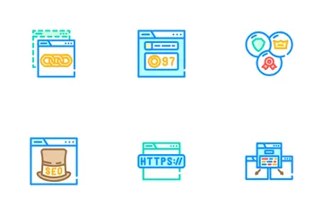 Seo Web Technical Consulting Icon Pack