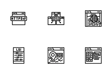 Seo Web Technical Consulting Icon Pack