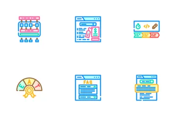 Seo Website Digital Business Icon Pack