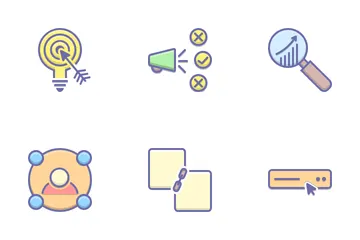 SEO y desarrollo Paquete de Iconos