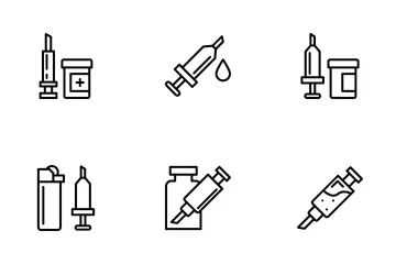 Seringa Pacote de Ícones