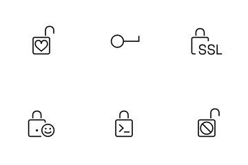 Sécurité et serrures Pack d'Icônes