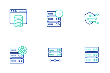 Server And Hosting Icon Pack