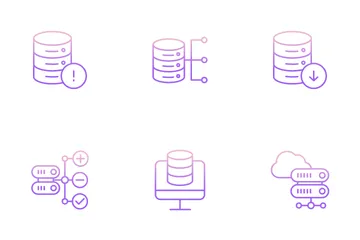 Server And Hosting Icon Pack