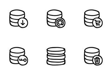 Database dei server Icon Pack