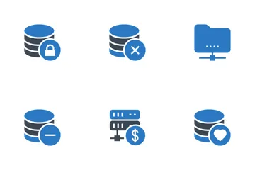 Server-Datenbank Symbolpack