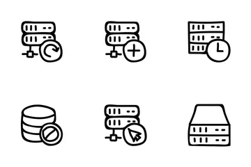 Server-Datenbank Symbolpack