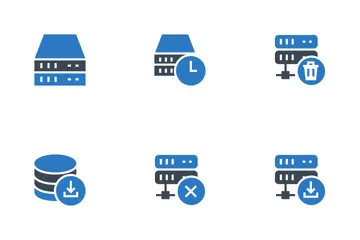 Server-Datenbank Symbolpack