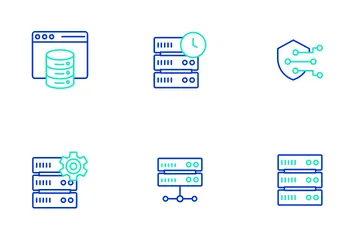 Serveur et hébergement Pack d'Icônes
