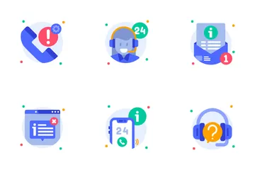 Service client Pack d'Icônes