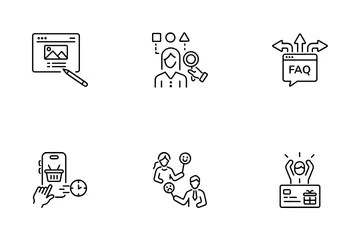Service client Pack d'Icônes