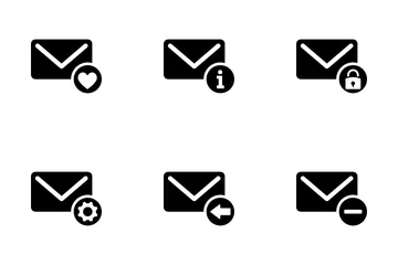 Service de courrier électronique Icon Pack