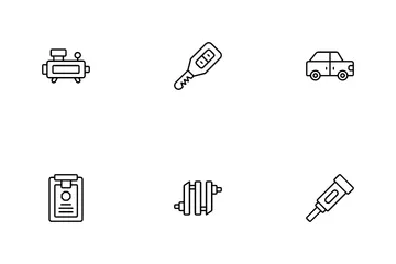 Service automobile Icon Pack