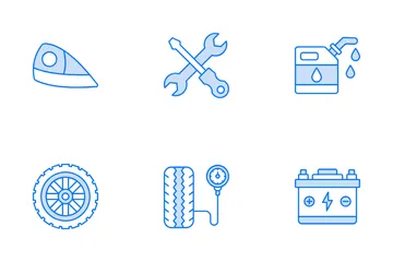 Service automobile Icon Pack