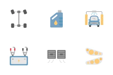 Service automobile Icon Pack