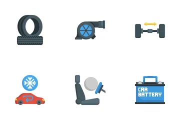 Service automobile Icon Pack