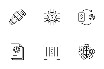 Services bancaires en ligne Pack d'Icônes