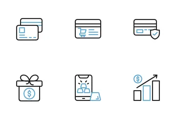 Services bancaires sur Internet Pack d'Icônes