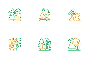 Services d'arbres Pack d'Icônes