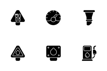 Services de carburant et d'énergie Pack d'Icônes