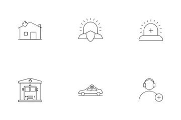Services d'urgence Pack d'Icônes