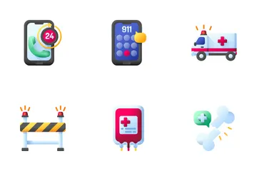 Services d'urgence Pack d'Icônes